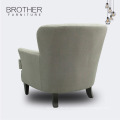 Simple design fashion grey sofa relaxing recliner chair for lounge